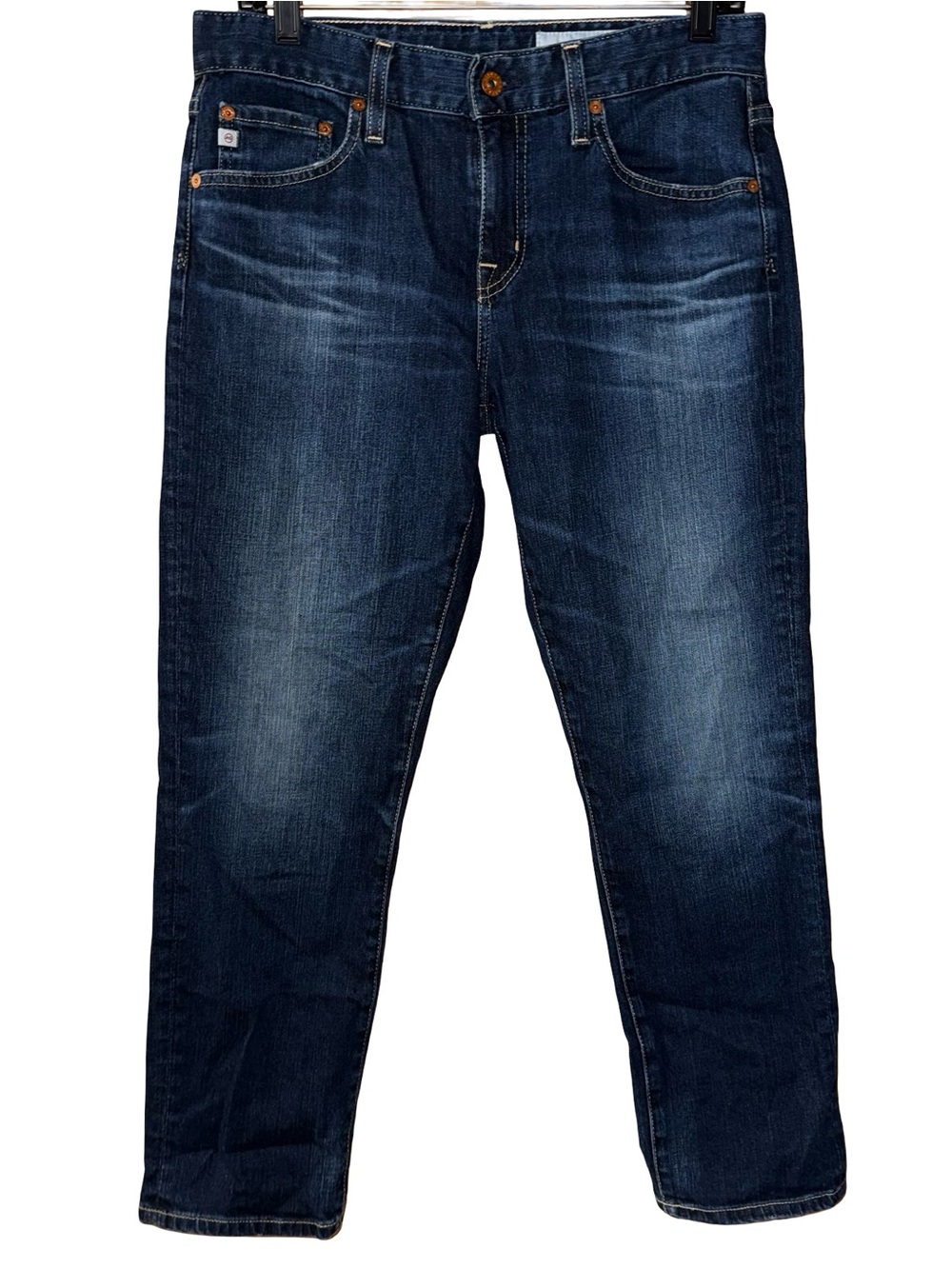AG Adriano Goldschmied Ex-Boyfriend Slouchy Slim Jeans Sz 27 Dark Wash